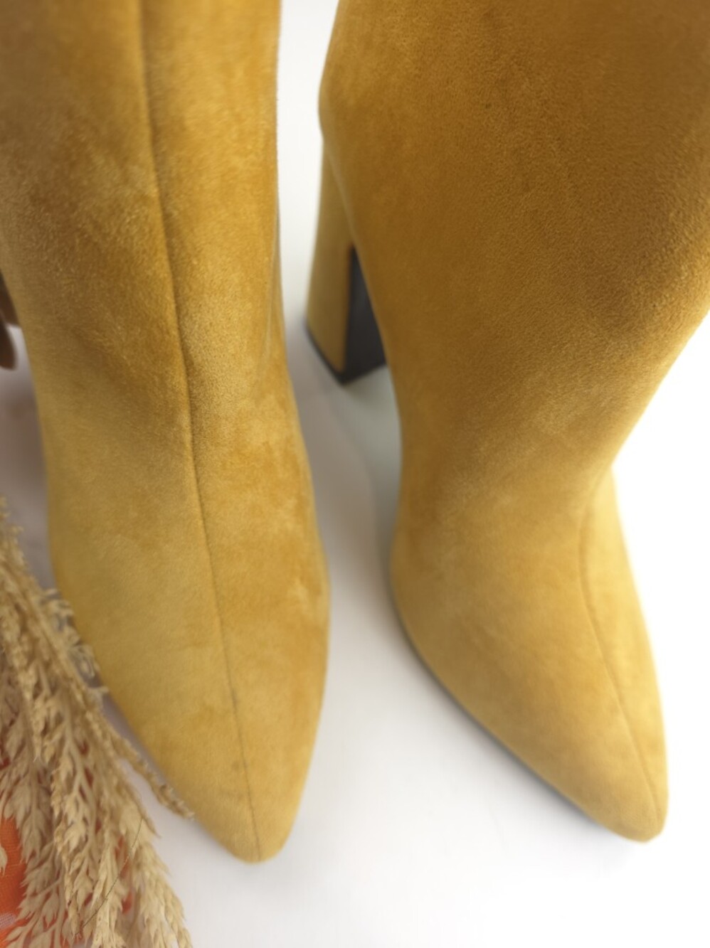 So Me Gold Suede Boots Sz 7m - Picture 4 of 11